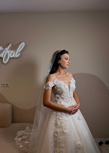 Modern Klasik Straplez Gelinlik