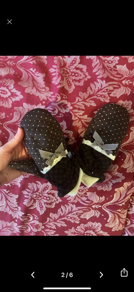 coquette babydoll dantelli kurdeleli ekoseli pofuduk eldiven - Görsel 2