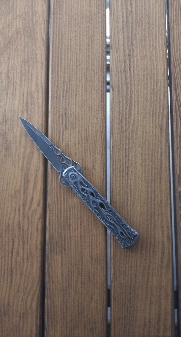 Gri Katlanabilir Cep Bıçağı - Görsel 3