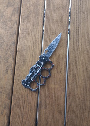 Kafatası Desenli Siyah Biker Anahtarlık - Görsel 4