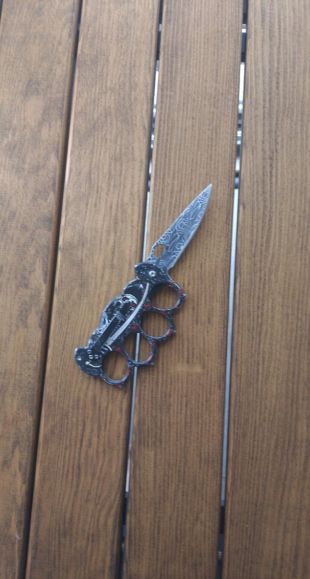 Kafatası Desenli Siyah Biker Anahtarlık - Görsel 4