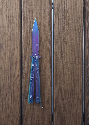 Renkli Kelebek Bıçak - Görsel 4