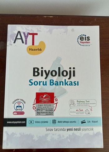 AYT Biyoloji Soru Bankası Hazırlık Kitabı