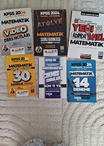 KPSS 2024 Matematik Deneme ve Soru Bankası Seti