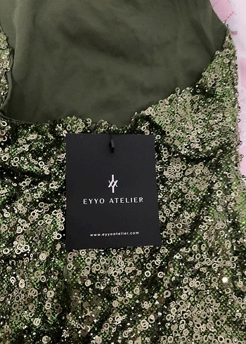 eyyo pullu mini elbise - Görsel 4