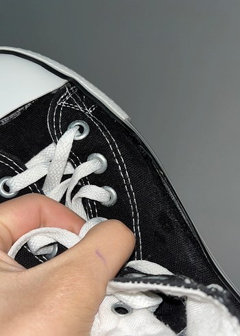 36 Beden siyah Renk Siyah Bağcıklı Kadın Spor Ayakkabı