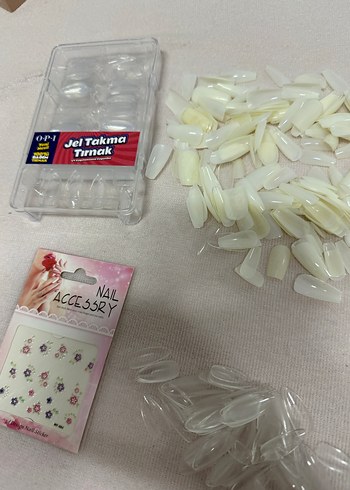 Takma tırnak seti yapıştırıcı ve nail artı dahil - Görsel 2