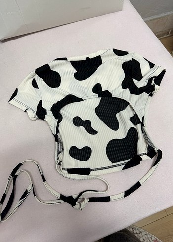 sırtı açık ipli crop - Görsel 2