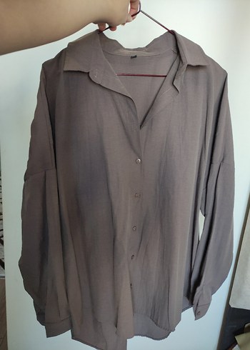 Trendyol & Milla antrasit oversize gömlek