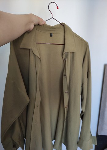 Trendyol & Milla haki oversize gömlek