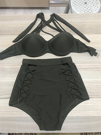 Haki bikini takımı