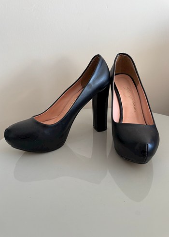 Abiye Siyah Kadın Stiletto Topuklu Ayakkabı