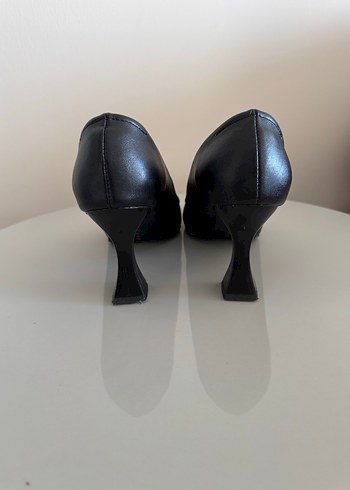 Diğer Siyah Minimalist Stiletto (kadeh topuk) Topuklu Kadın Ayakkabı