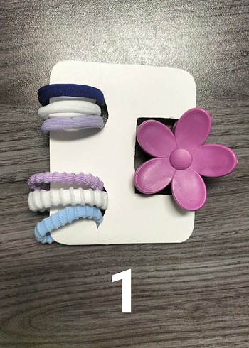 Çiçek Desenli Pastel Renkli Saç Tokaları
