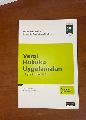 Vergi Hukuku Uygulamaları - Prof. Dr. Nurettin Bilci