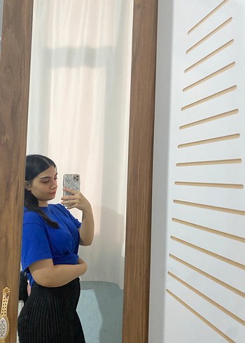 Pilili Siyah Çizgili Kadın Kumaş Pantolon - Görsel 3