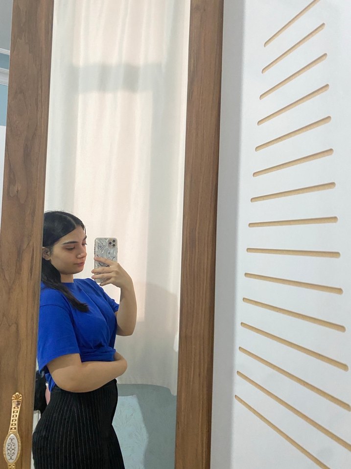 Pilili Siyah Çizgili Kadın Kumaş Pantolon - Görsel 3