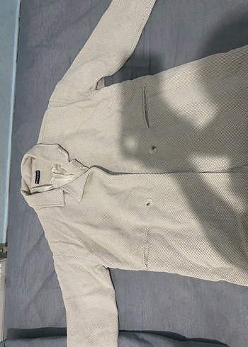 Bej Düğmeli Klasik Kaban - Görsel 2