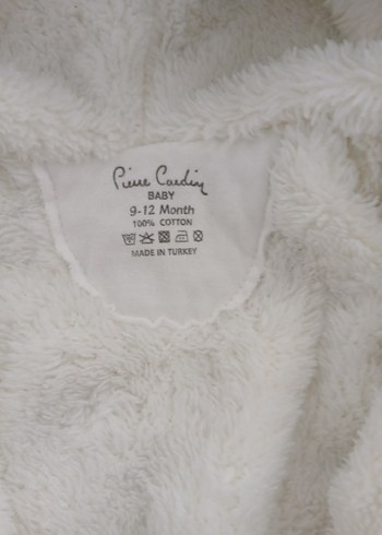 Pierre Cardin 9-12 Ay Örgü Bebek Tulumu Kapüşonlu - Görsel 2