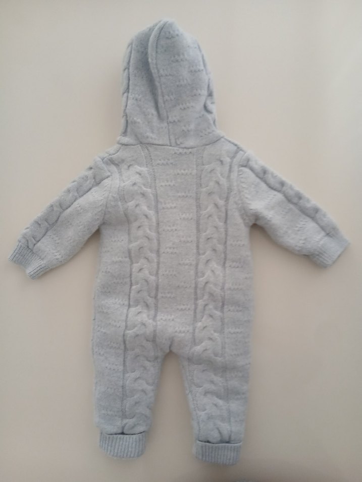 Pierre Cardin 9-12 Ay Örgü Bebek Tulumu Kapüşonlu - Görsel 3