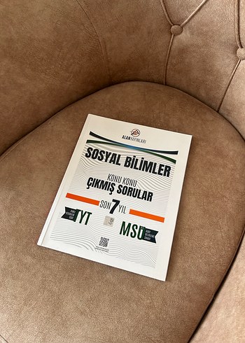 Alan Yayınları Sosyal Bilimler Çıkmış Sorular Kitabı YKS