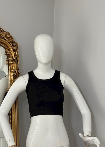 Siyah Mini Atlet Crop tüm bedenler mevcut