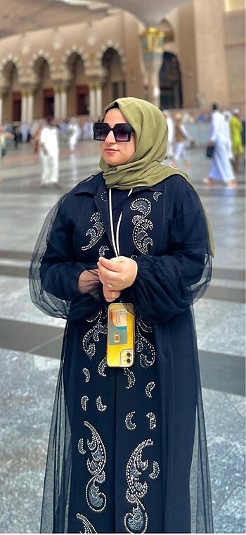 Taşlı abaya