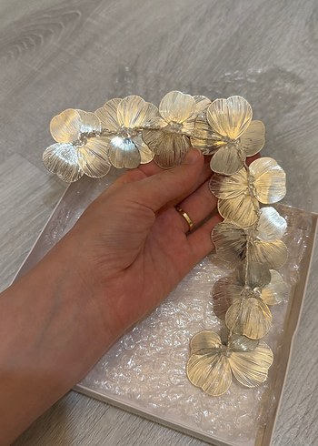 İnci Detaylı Beyaz Kadın Saç Aksesuarı - Görsel 3