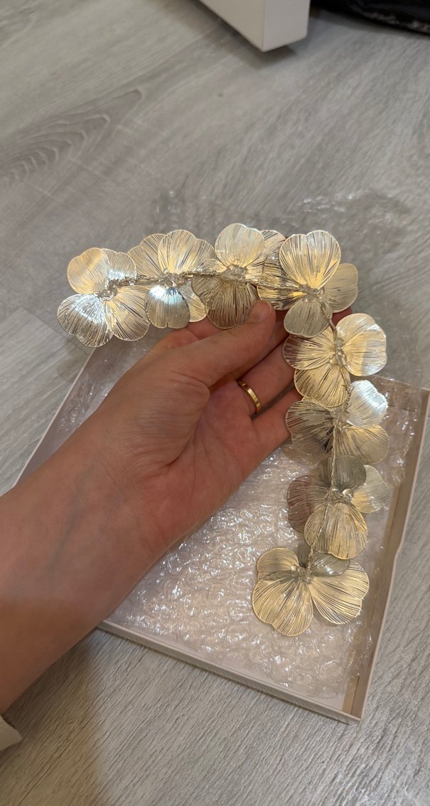 İnci Detaylı Beyaz Kadın Saç Aksesuarı - Görsel 3