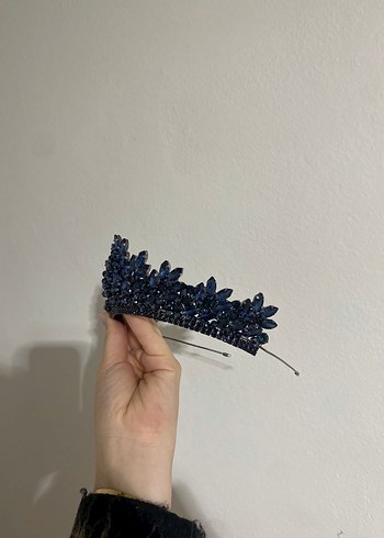 Lacivert Abiye Taç - Görsel 3