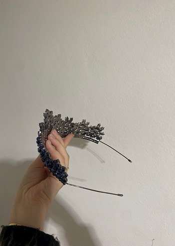 Lacivert Abiye Taç - Görsel 6