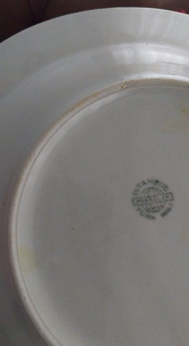 Pastel Çiçek Desenli Beyaz Tabak - Görsel 4