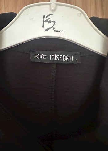 Düğmeli Siyah Uzun Kadın Tunik - Görsel 5