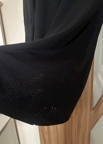 Siyah merserize tunik - Görsel 4