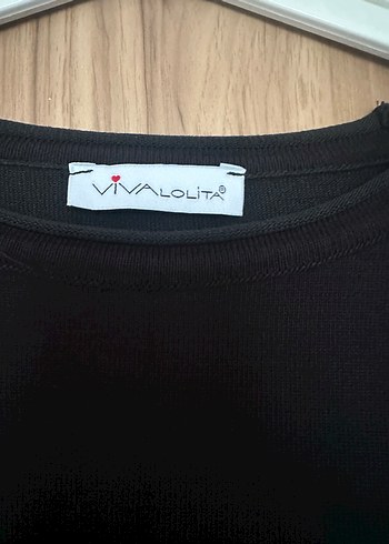 Siyah merserize tunik - Görsel 6