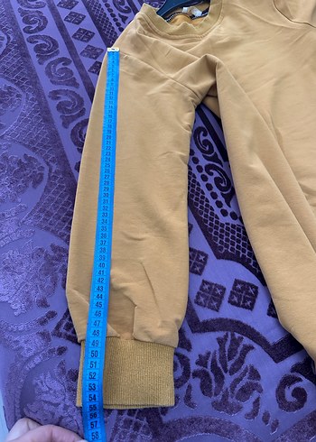 Sarı Uzun Kollu Rahat Kesim Tunik - Görsel 8