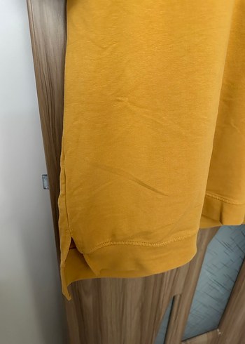 Sarı Uzun Kollu Rahat Kesim Tunik - Görsel 3