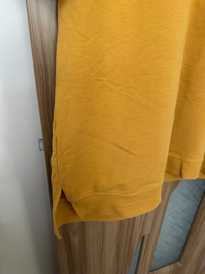 Sarı Uzun Kollu Rahat Kesim Tunik - Görsel 3