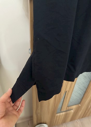 Siyah Uzun Kollu Salaş Kadın Tunik - Görsel 3