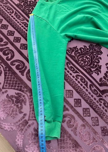 Yeşil Uzun Kollu Salaş Kadın Tunik - Görsel 8