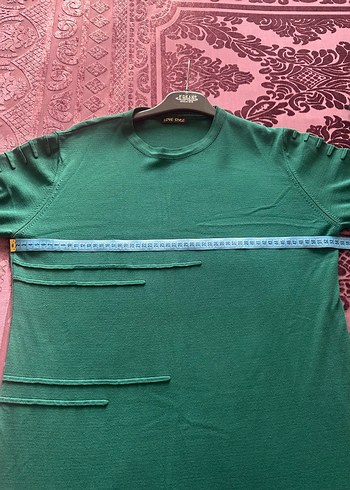 Drapeli Uzun Kollu Yeşil Kadın Elbise - Görsel 4