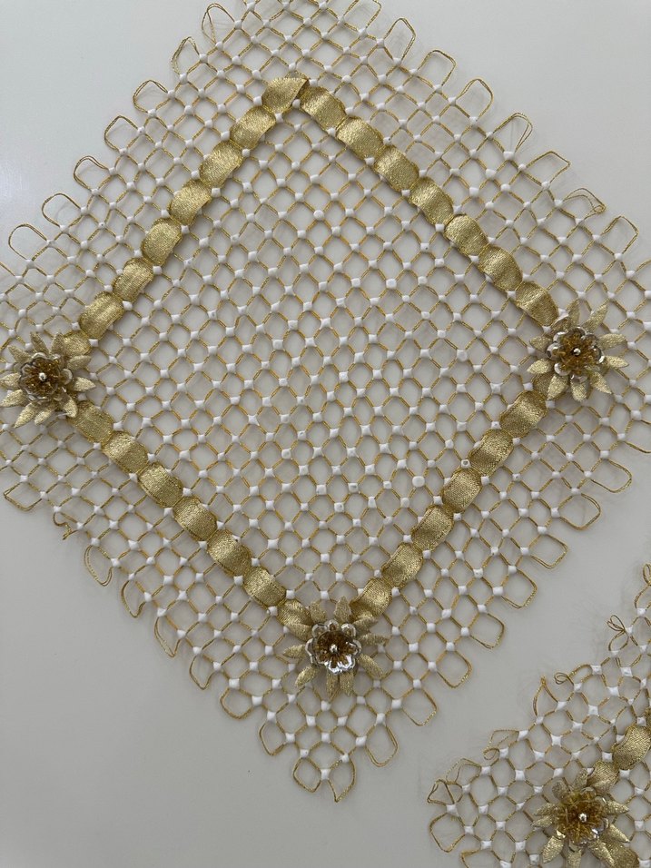 Tutkal ile elde kasnakta yapılan salon takımı - Görsel 5