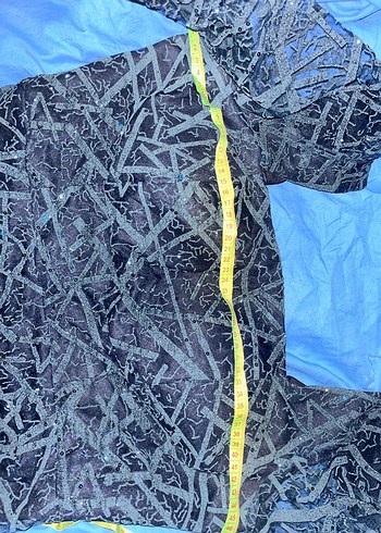 Lacivert Dantelli Uzun Abiye Elbise - Görsel 5