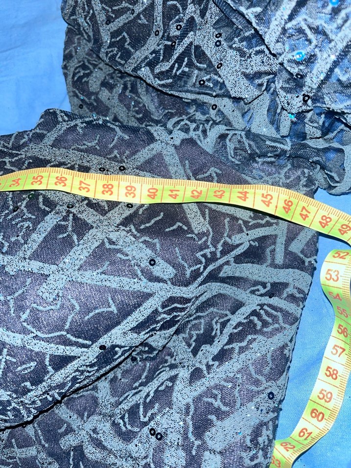 Lacivert Dantelli Uzun Abiye Elbise - Görsel 4