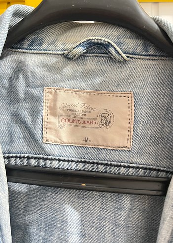 m Beden Erkek Açık Mavi Denim Ceket