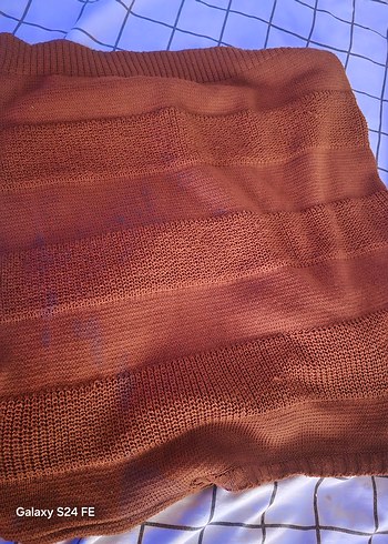 Kahverengi Kadın Triko Kazak - Görsel 5