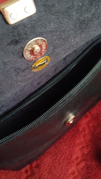 Siyah deri çanta - Görsel 4