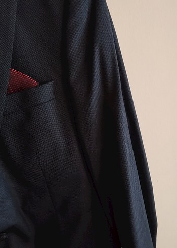 Koyu Lacivert Modern Klasik Erkek Takım Elbise - Görsel 3