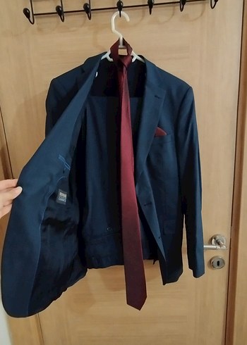 Koyu Lacivert Modern Klasik Erkek Takım Elbise - Görsel 5