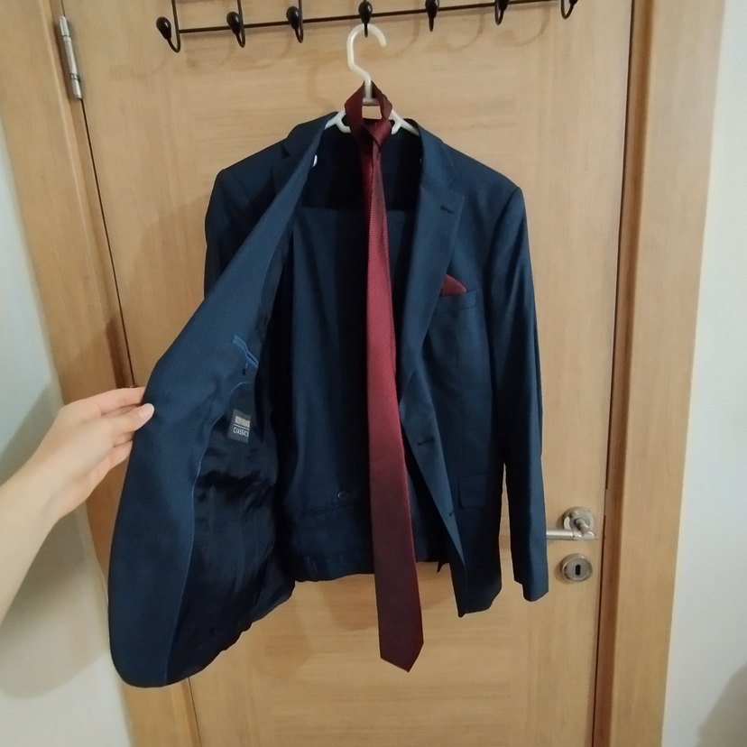 Koyu Lacivert Modern Klasik Erkek Takım Elbise - Görsel 5